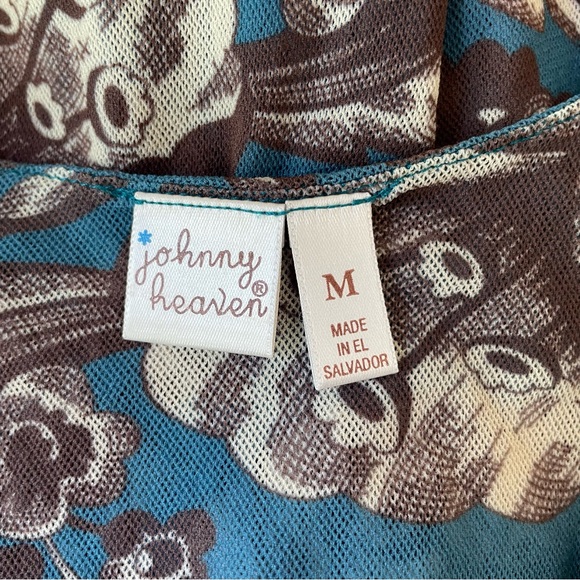 Y2K Johnny Heaven Mesh Top - Picture 6 of 9